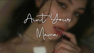 Jennifer Lopez  Aint Your Mama slowedreverblyrics [upl. by Almire520]