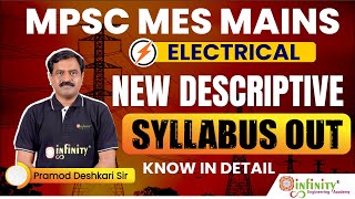 MPSC MES Electrical mains syllabus  mpsc mes descriptive syllabus  mpsc mains descriptive syllabus [upl. by Darrick794]