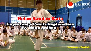 Heian Sandan Kata  Importance Points Explanation by Naka Shihan [upl. by Enetsuj488]