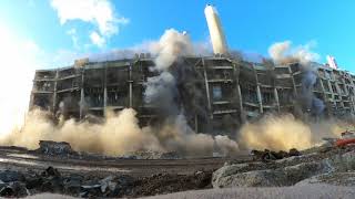 WORLD CLASS DEMOLITION IMPLOSION  FAWLEY POWER STATION [upl. by Morena]