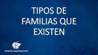 TIPOS DE FAMILIAS QUE EXISTEN [upl. by Tybalt]