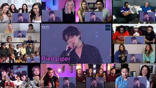 Bts pied piper reaction mashup Bts reaction mashup [upl. by Aicirtan324]