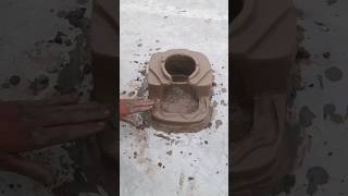 How to make mitti ka clay stove chulha  primitive technology mitti chulha  clay stove chulha [upl. by Anemolihp104]