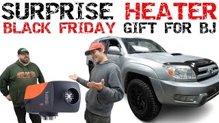 Toyota 4Runner Diesel Heater Install  Vevor Bluetooth Heater [upl. by Fredelia]