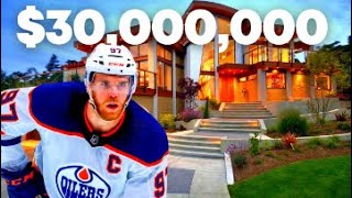 Connor McDavid amp His STUNNING Edmonton Mansion [upl. by Schluter]