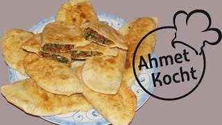 Rezept Teigtaschen mit Hackfleisch  AhmetKocht  türkisch kochen  Folge 107 [upl. by Eilsel]