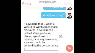 Harry x Ginny Hinny Texting Story Ep 8 [upl. by Akered]