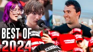 BEST Top 10 Charlie Kirk Debate Moments 2024 [upl. by Drwde]