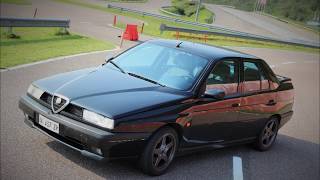 Test Drive Alfa 155 20 Twin Spark  Luigi Mandracchia  Club Alfa Romeo Bolzano [upl. by Leynad]