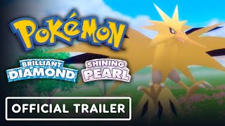 Pokemon Brilliant Diamond amp Shining Pearl  Official Legendary Encounters Trailer [upl. by Ycnaffit92]