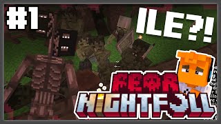 CZY przetrwam 1 NOC w Fear Nightfall na SURVIVAL MINECRAFT Sezon 1 Odc 1 [upl. by Ataliah37]