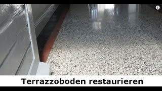 ✅✅ Terrazzo schleifen  Terrazzoboden restaurieren  Terrazzo Fliesen Berlin vom Steindoktor ✅✅ [upl. by Alica862]