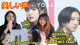 YOASOBI  Gunjo 群青   THE FIRST TAKE  Indians React  Simply Beautiful Yoasobi THEFIRSTTAKE [upl. by Ettelra]