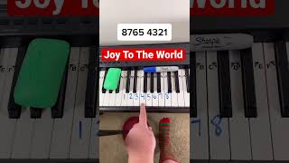 ANYONE can play this Christmas Song on Piano 🎄🤪 shorts piano [upl. by Kester]