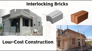 Interlocking Bricks  Lowcost construction brick Advantages amp disadvantages of interlocking bricks [upl. by Yancey]