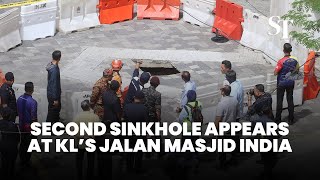 New sinkhole in Kuala Lumpur opens up 50m away from where tourist fell [upl. by Jenn]