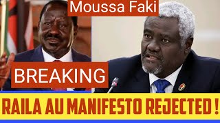 AU LEADERS DISAPPOINTED  CORNERED Raila Forced To Use Ruto SCRIPT As His AU MANIFESTO [upl. by Atteoj633]