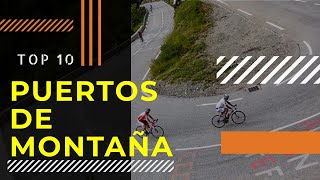 CICLISMO 🧿 CUÁLES son los PUERTOS de MONTAÑA 🗻 más duros del MUNDO ❓ TOP 10 [upl. by Athena731]