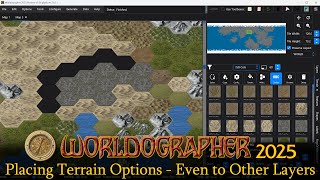 Worldographer 2025 Placing Terrain on Other Layers [upl. by Novihs]