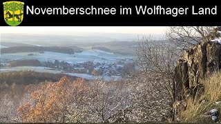 Novemberschnee im Wolfhager Land [upl. by Themis]