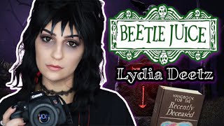 Lydia Deetz Makeup Tutorial【Beetlejuice】 Halloween 2021  Madalyn Cline [upl. by Llenrac316]