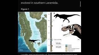 A giant tyrannosaur from the Campanian–Maastrichtian of southern North America and the evolution of [upl. by Atoiyanap]