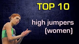 Top 10 best female high jumpers of all time [upl. by Roede]