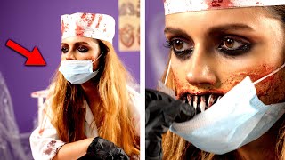 6 Scary Halloween Makeup and DIY Costume Ideas [upl. by Cart931]