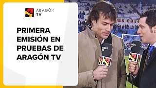 Momentazo9  Primera emisión en pruebas de Aragón TV [upl. by Jessen24]