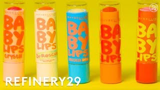 How Maybelline Baby Lips Are Made  How Stuff Is Made  Refinery29 [upl. by Line]