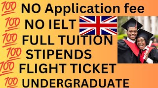 Fully Funded Undergraduate Scholarships for International students in UK Urgent [upl. by Nerval]