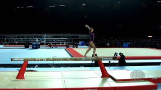 BERARDINELLI Sara ITA  2017 Artistic Worlds Montréal CAN  Qualifications Balance Beam [upl. by Phineas]