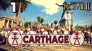 🔴LIVE THIS IS TOTAL WAR  LEGENDARY  CARTHAGE CAMPAIGN 1 [upl. by Ariane]