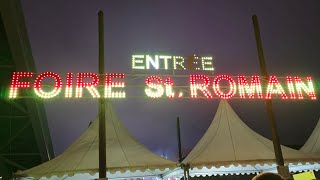 Foire saint Romain Rouen édition 2024 🎡🎠🎉 [upl. by Nelaf895]