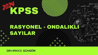 KPSS ÇIKMIŞ RASYONEL amp ONDALIKLI SAYILAR 2021 Sonrası SORULARI [upl. by Ahsial]