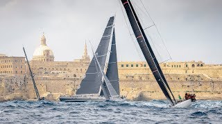 CNN Mainsail Shirley Robertson  Middle Sea Race [upl. by Spancake678]