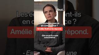 Les écrivains sontils en concurrence  Amélie Nothomb répond [upl. by Valsimot]