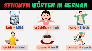 Essential German Synonyms Improve Your Vocabulary  A1A2B1 [upl. by Arema945]