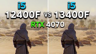 Core i5 12400F vs Core i5 13400F  RTX 4070  2024 [upl. by Mcmullan]