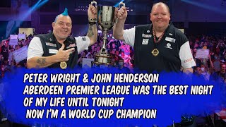 PETER WRIGHT amp JOHN HENDERSON  AN EMOTIONAL JOHN HENDERSON ON THE BEST NIGHT OF HIS LIFE [upl. by Ahsieat]