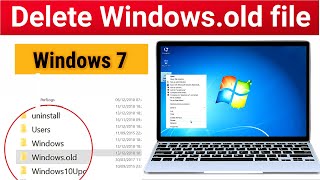 How to Delete Windowsold Folder in Windows 781011  Windowsold Folder  Windows duplicate file [upl. by Nnaeiram]