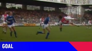 WEERGALOZE OMHAAL Marco van Basten  Ajax  FC Den Bosch 09111986  Goal [upl. by Lamar]