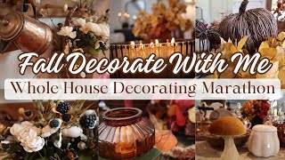 Fall Decorating Ideas 2024  Whole House Decorate With Me  Cottage Style Fall Home Decor [upl. by Merfe]