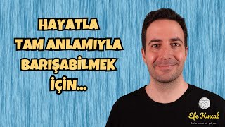 Hayatla Tam Anlamıyla Barışmak İçin  Çekim Yasası ve Enerji  Efe Kıncal [upl. by Guild184]