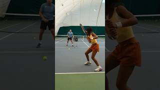 How your onehanded backhand can boost your twohanded backhand 🔄 tennis backhand tenniscoach [upl. by Sharai]