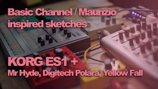 Basic Channel  Maurizio inspired jams  Korg ES1  MrHydePolaraYellowFall [upl. by Phylis]