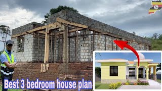 Building this modern 3 bedroom house in wakiso [upl. by Matuag]