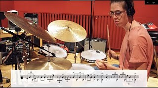 Elvin Jones  Black Nile drum solo transcription by Alfio Laini [upl. by Ravid]