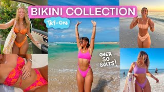 huge bikini try on collection 2023 discount codes sizing fit [upl. by Nahoj]