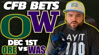 Oregon vs Washington College Football Picks Predictions  PAC 12 Championship  Kyle Kirms [upl. by Alexi]